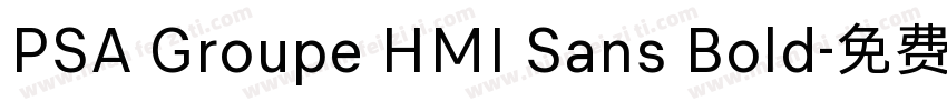 PSA Groupe HMI Sans Bold字体转换